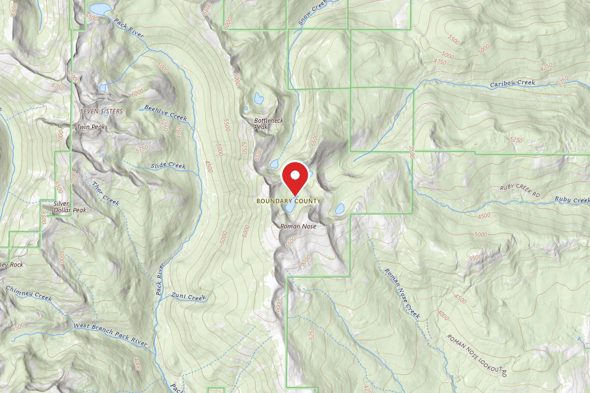 Idaho Panhandle Dispersed Campsite ROMAN NOSE UPPER LAKE (2)