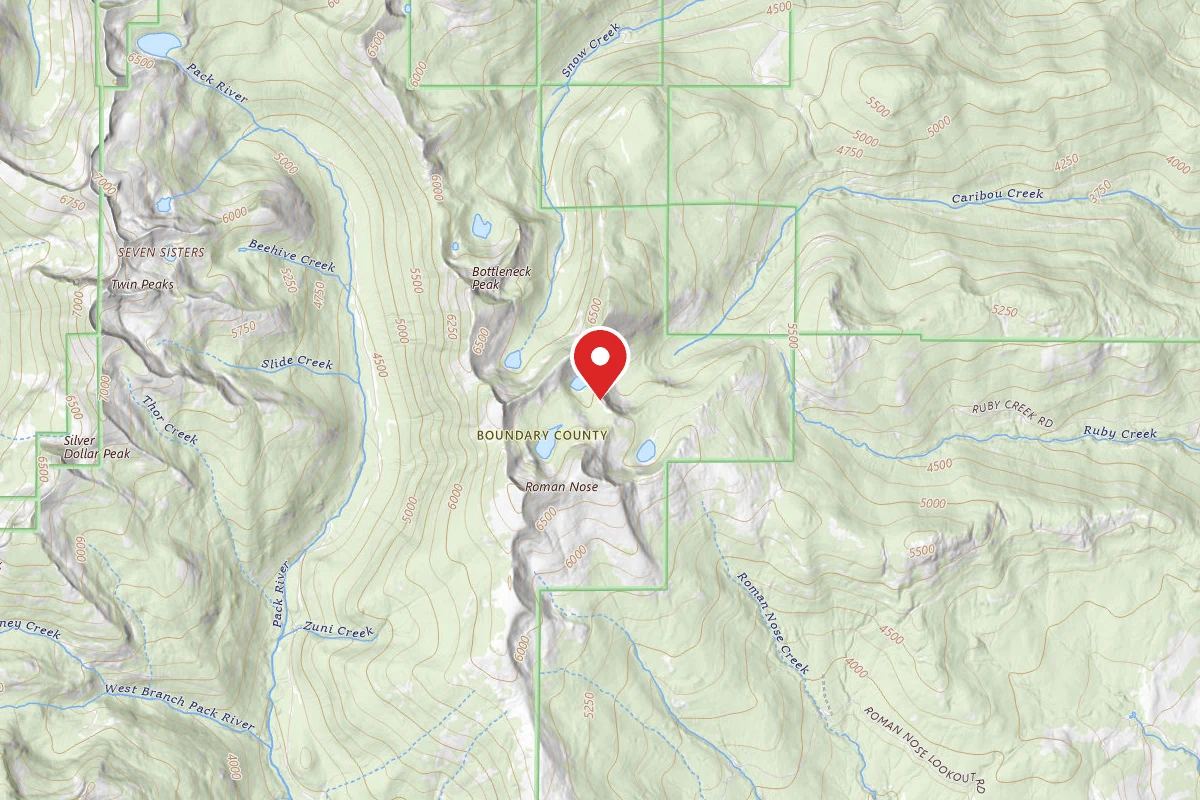 Idaho Panhandle Dispersed Campsite ROMAN NOSE MIDDLE LAKE (1)