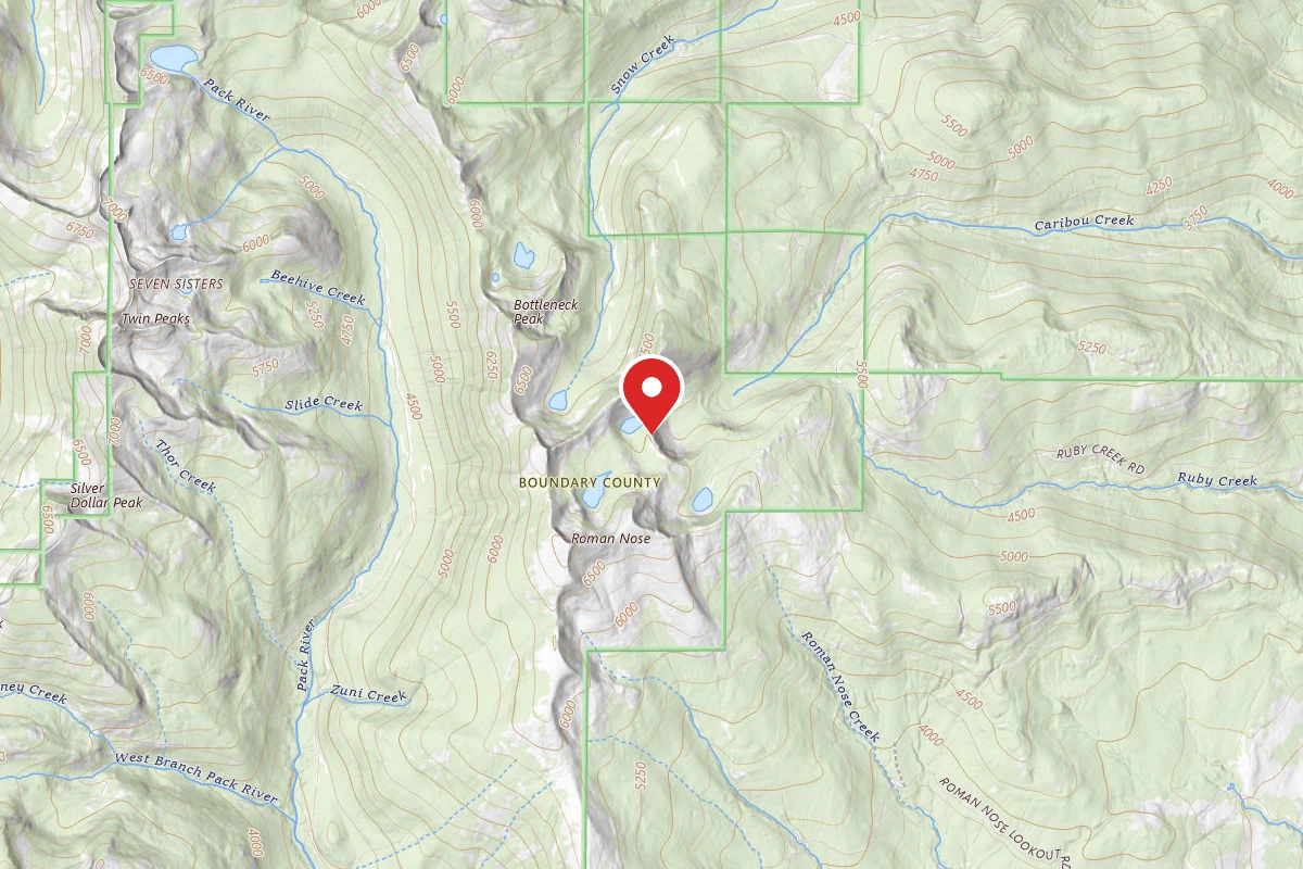 Idaho Panhandle Dispersed Campsite ROMAN NOSE MIDDLE LAKE (1)