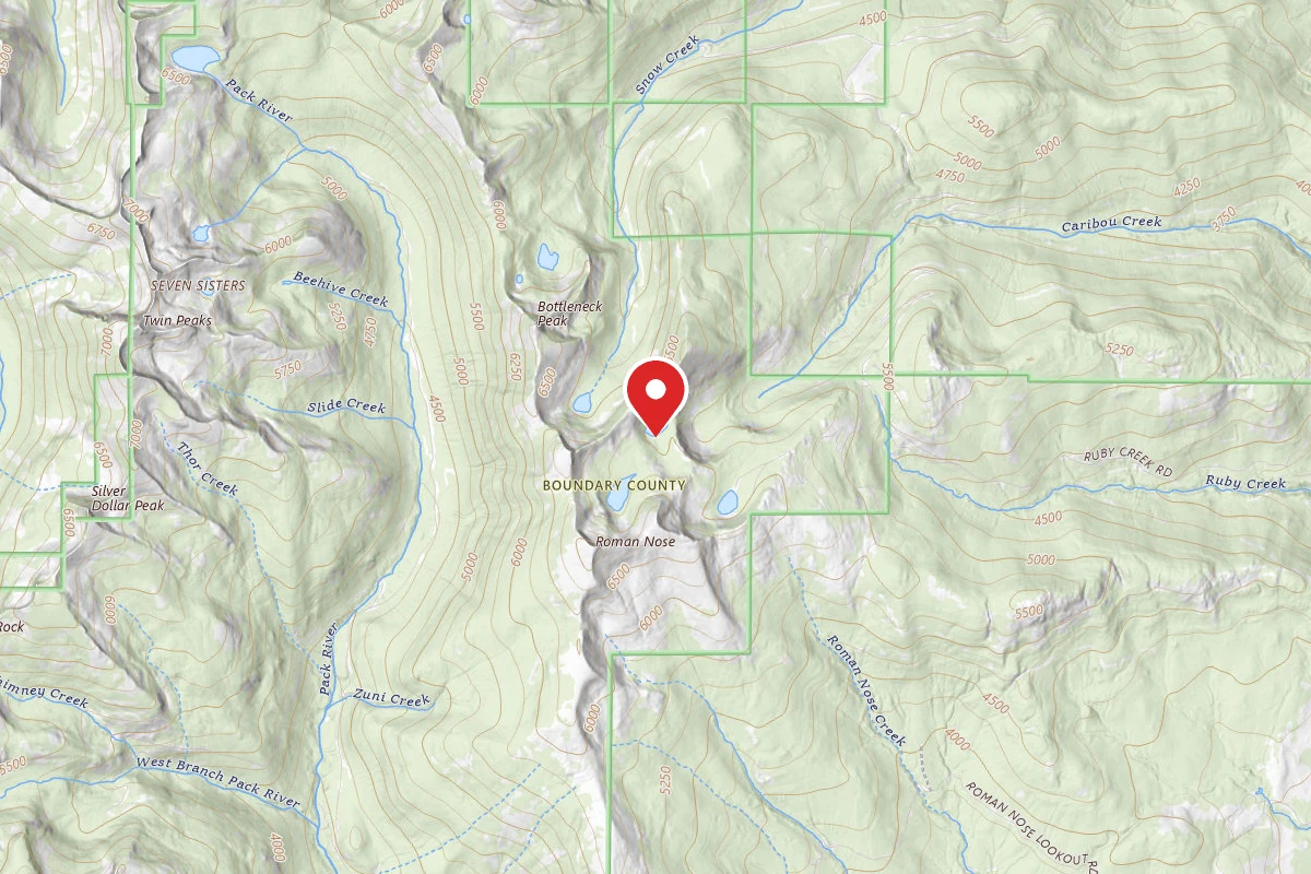 Idaho Panhandle Dispersed Campsite ROMAN NOSE MIDDLE LAKE (1)