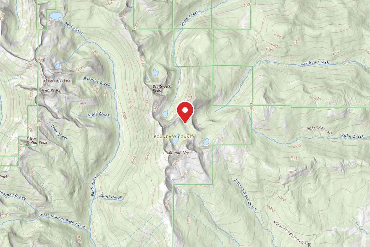 Idaho Panhandle Dispersed Campsite ROMAN NOSE MIDDLE LAKE (1)