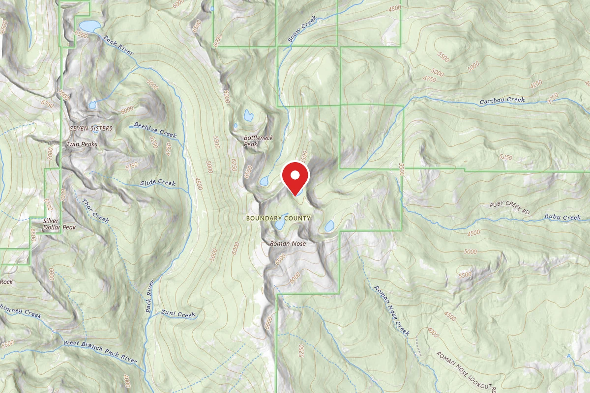 Idaho Panhandle Dispersed Campsite ROMAN NOSE MIDDLE LAKE (1)