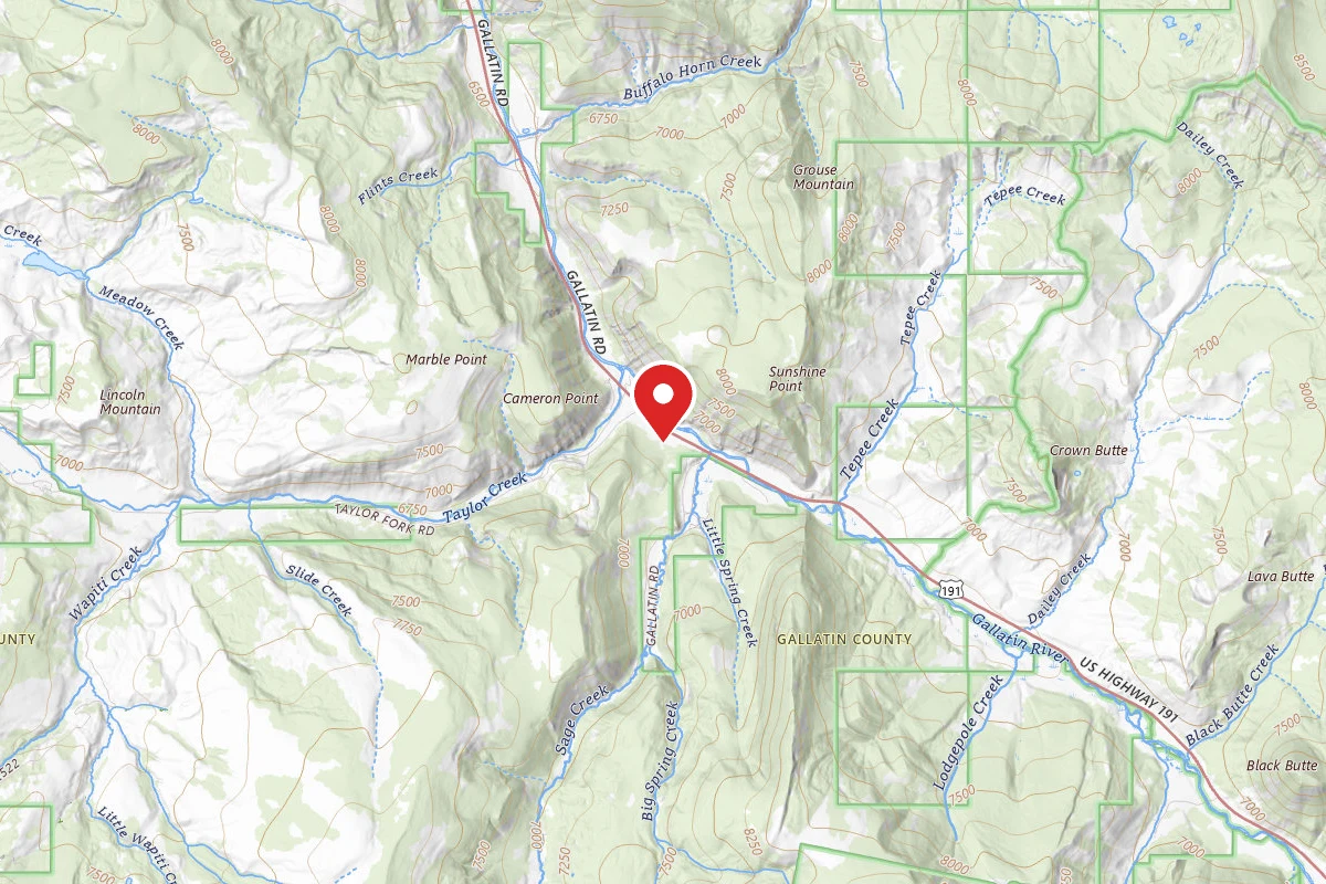 Custer Gallatin Dispersed Campsite HWY191-63 SAGE CKTRLHD