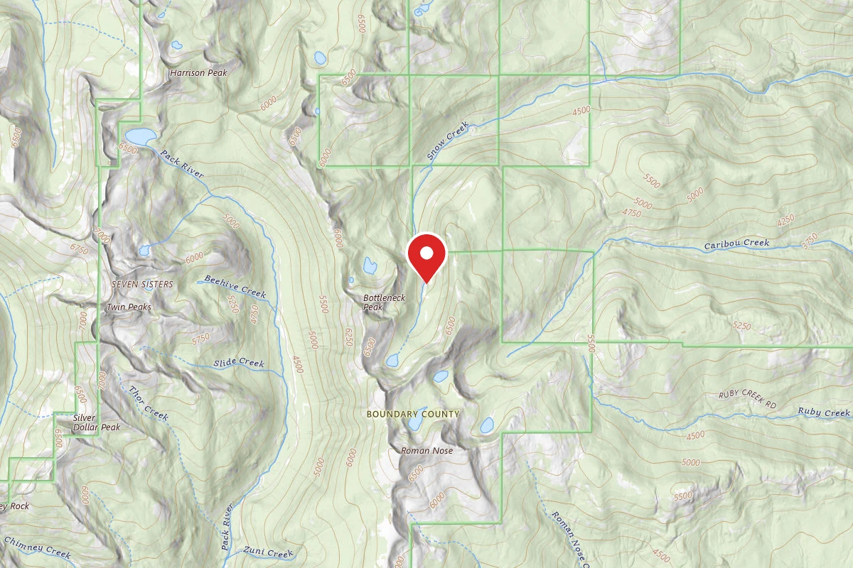 Idaho Panhandle Dispersed Campsite FS TRAIL 185 (SNOW LAKE ACCESS)