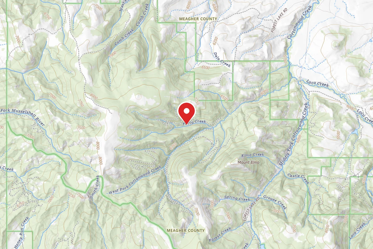 Helena-Lewis and Clark Dispersed Campsite CRAZIES 8911-201