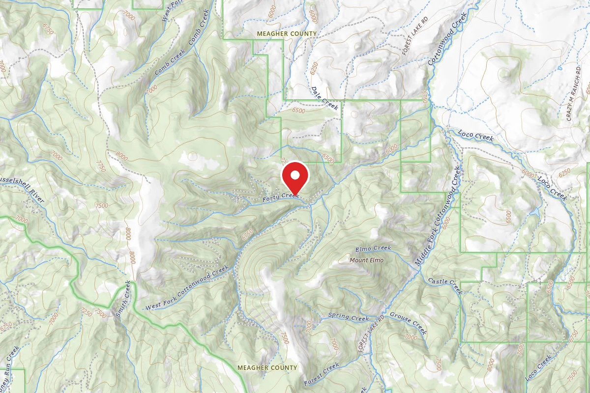 Helena-Lewis and Clark Dispersed Campsite CRAZIES 8911-203