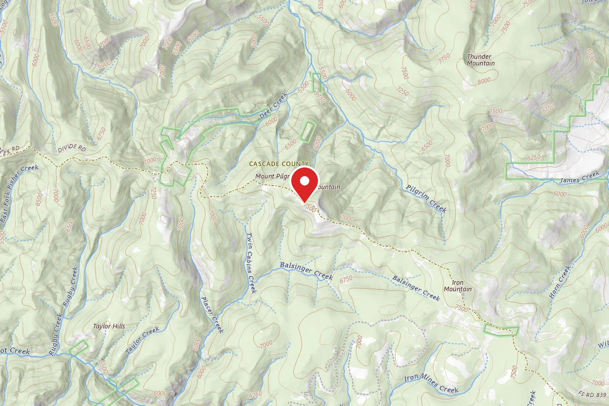 Helena-Lewis and Clark Dispersed Campsite GREEN MOUNTAIN-6447-01