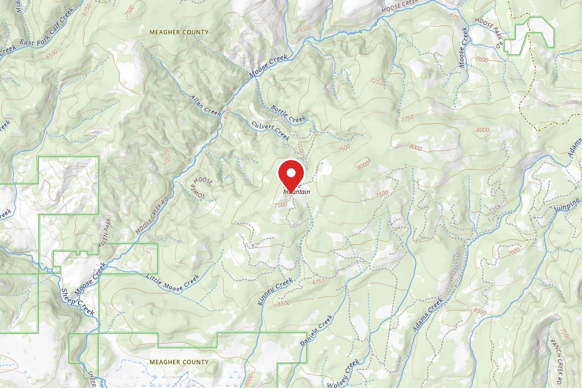 Helena-Lewis and Clark Dispersed Campsite MOOSE MOUNTAIN-6412-03