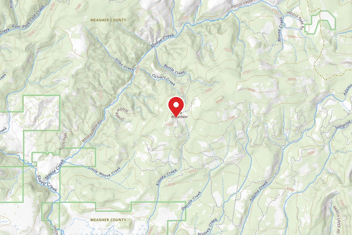 Helena-Lewis and Clark Dispersed Campsite MOOSE MOUNTAIN-6412-04