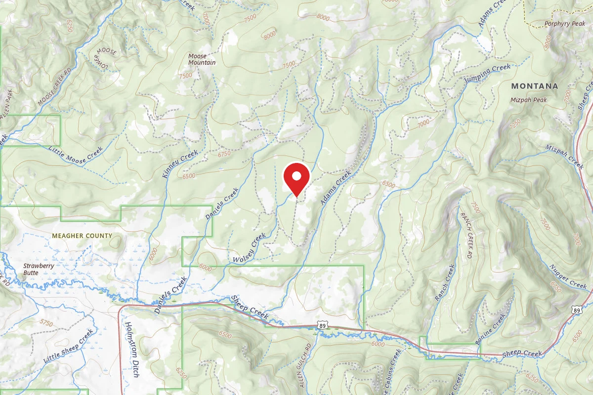 Helena-Lewis and Clark Dispersed Campsite MOOSE MOUNTAIN-6412-06