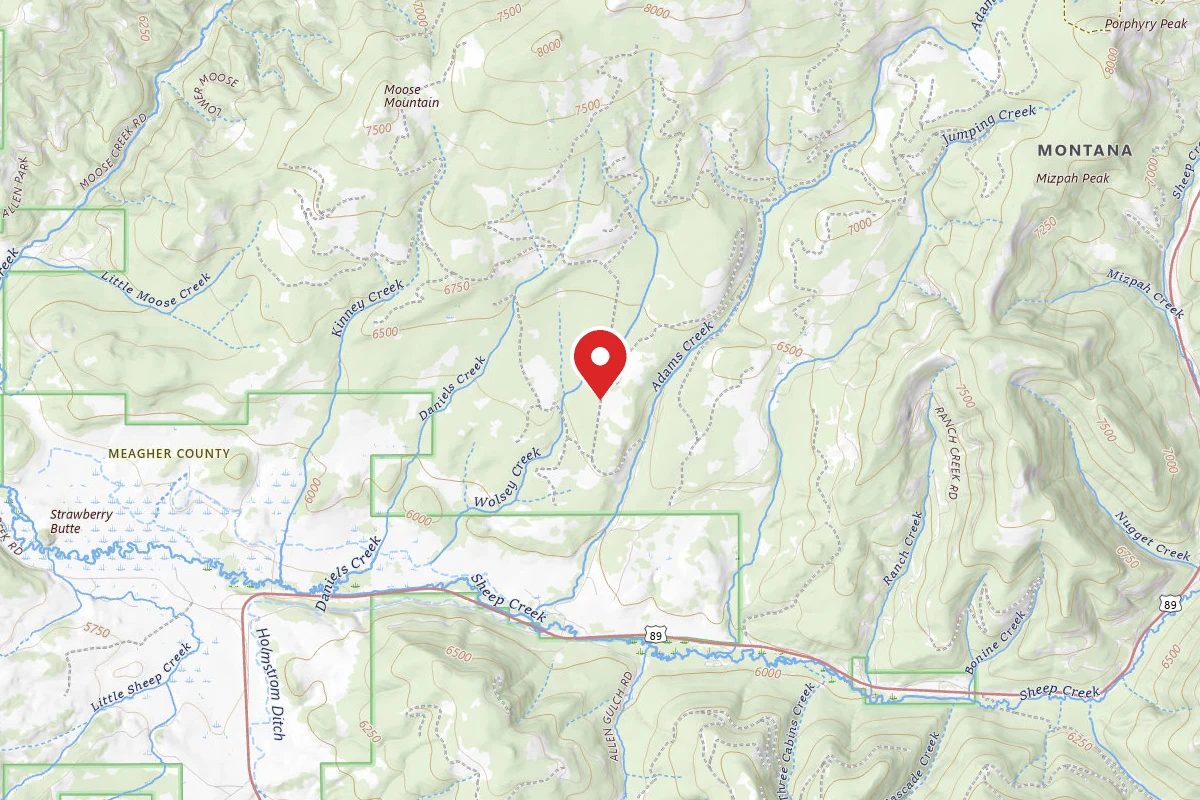 Helena-Lewis and Clark Dispersed Campsite MOOSE MOUNTAIN-6412-07