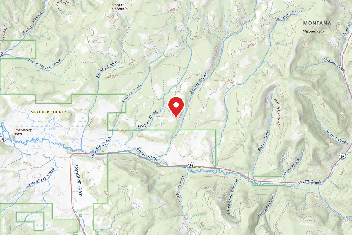 Helena-Lewis and Clark Dispersed Campsite MOOSE MOUNTAIN-6412