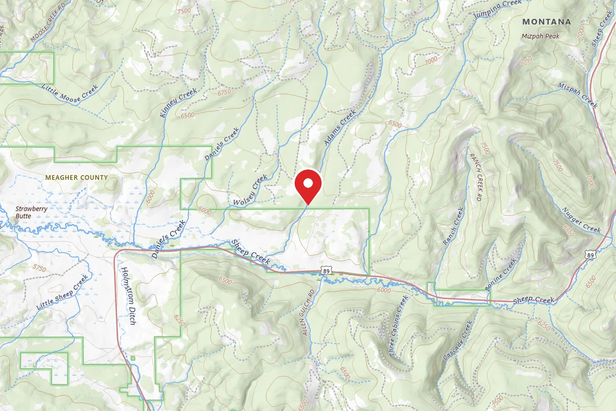 Helena-Lewis and Clark Dispersed Campsite MOOSE MOUNTAIN-6412-10