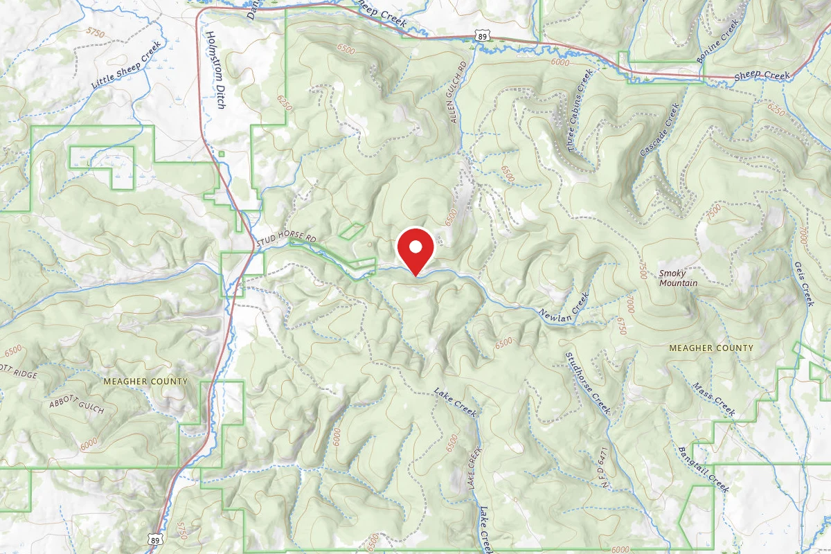 Helena-Lewis and Clark Dispersed Campsite NEWLAN CREEK-830-03
