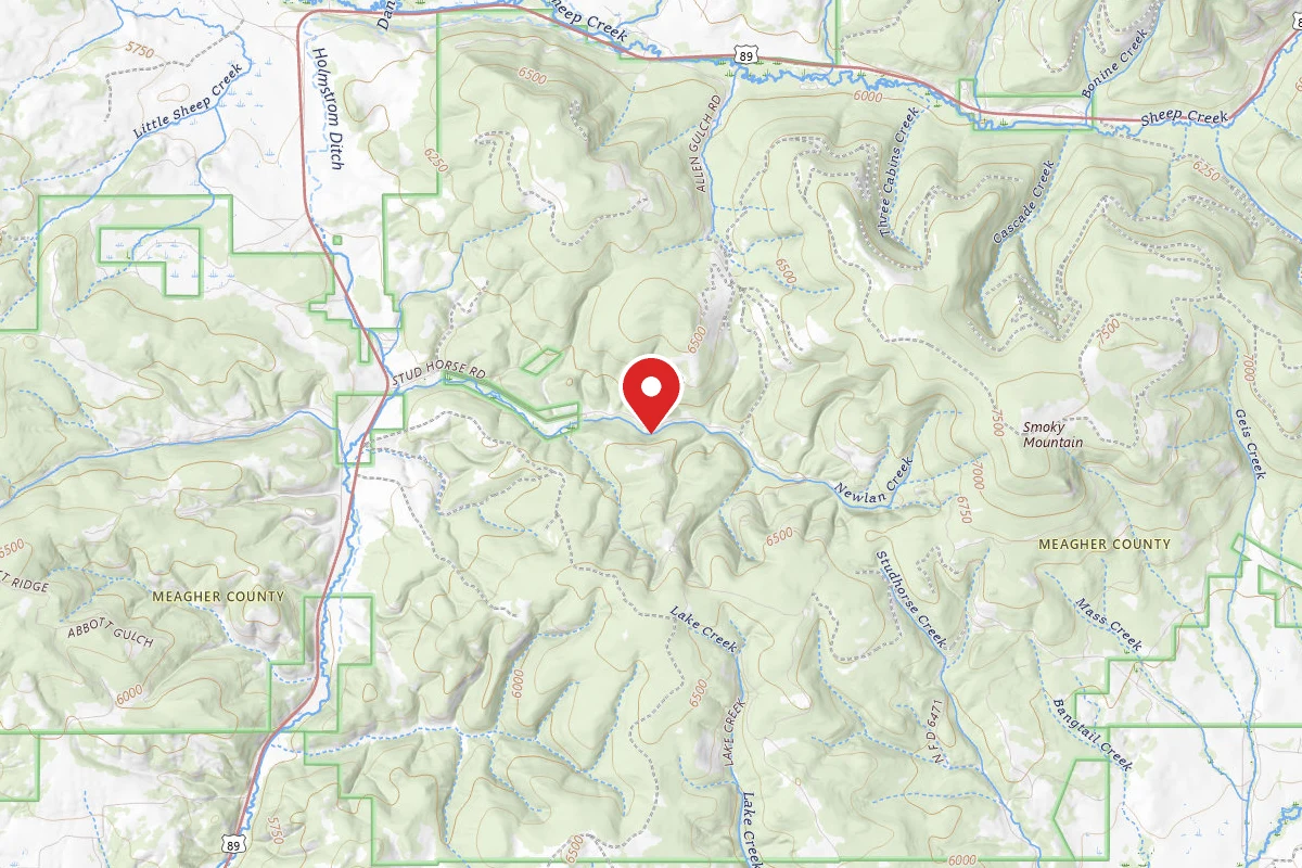 Helena-Lewis and Clark Dispersed Campsite NEWLAN CREEK-830-04