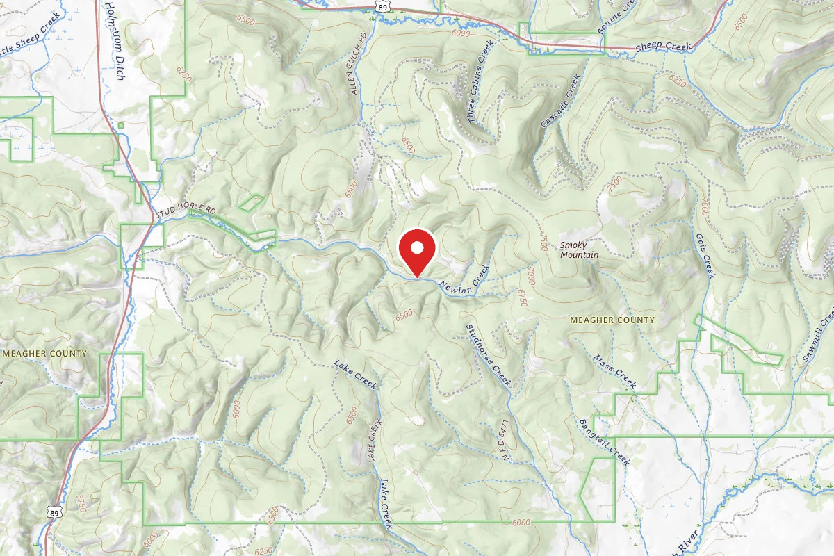 Helena-Lewis and Clark Dispersed Campsite NEWLAN CREEK-830-05