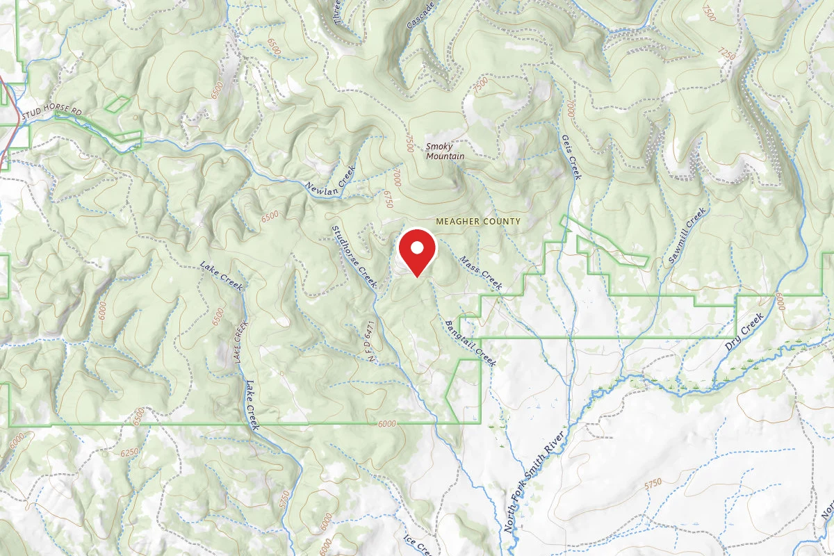 Helena-Lewis and Clark Dispersed Campsite BANGTAIL CREEK-830-01