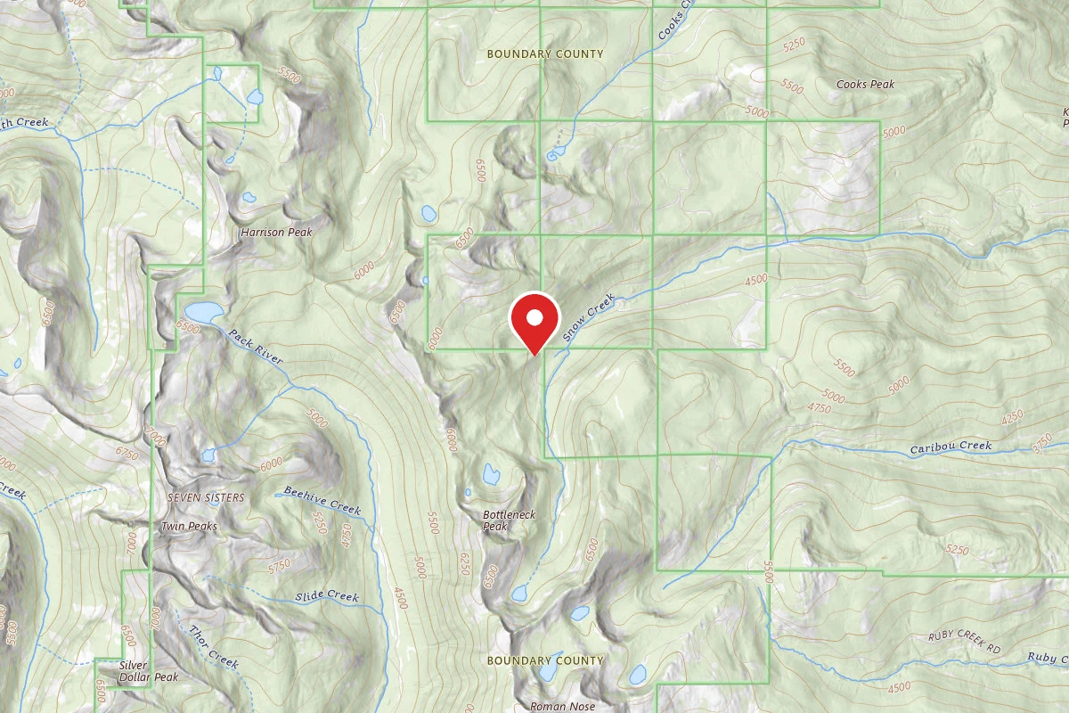 Idaho Panhandle Dispersed Campsite FS TRAIL 187 (BOTTLENECK LAKE ACCESS)
