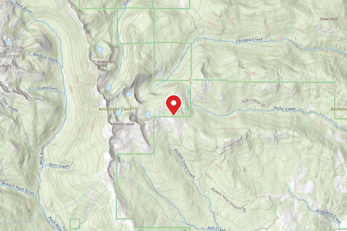 Idaho Panhandle Dispersed Campsite FS ROAD 2667 SPUR