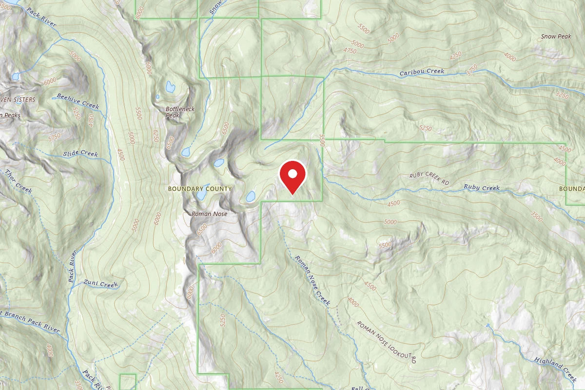 Idaho Panhandle Dispersed Campsite FS ROAD 2667 SPUR