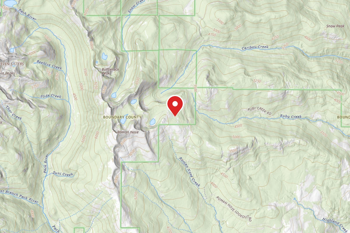 Idaho Panhandle Dispersed Campsite FS ROAD 2667 SPUR