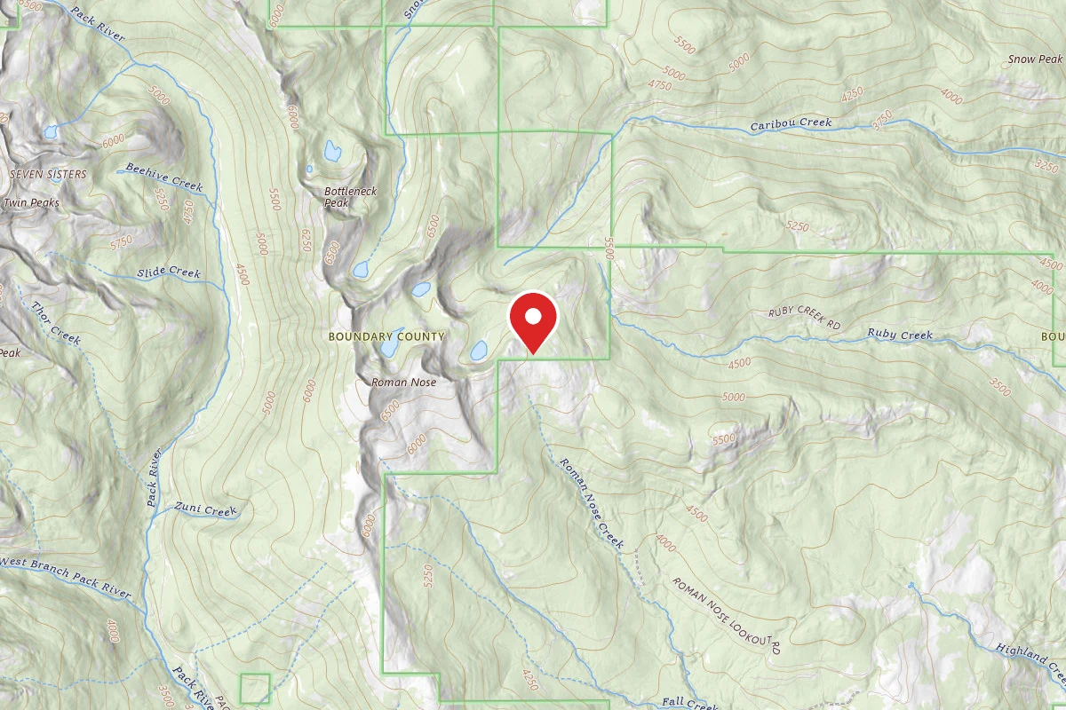 Idaho Panhandle Dispersed Campsite FS ROAD 2667 SPUR