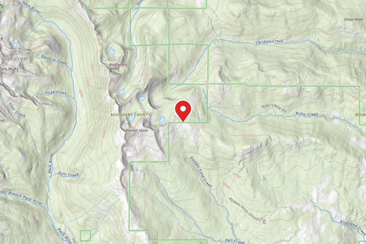 Idaho Panhandle Dispersed Campsite FS ROAD 2667 SPUR