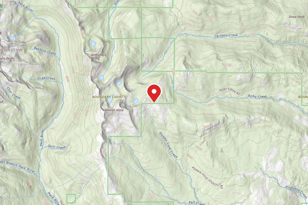 Idaho Panhandle Dispersed Campsite FS ROAD 2667 SPUR