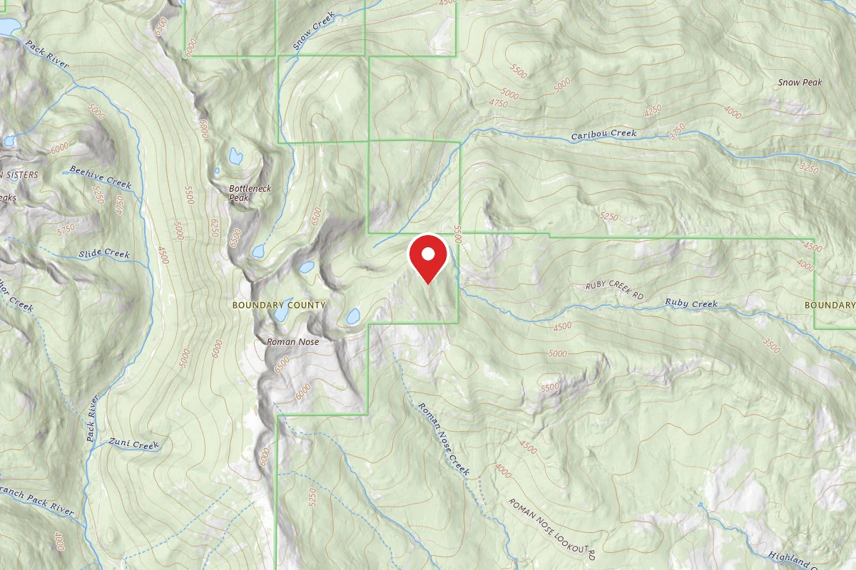 Idaho Panhandle Dispersed Campsite FS ROAD 294