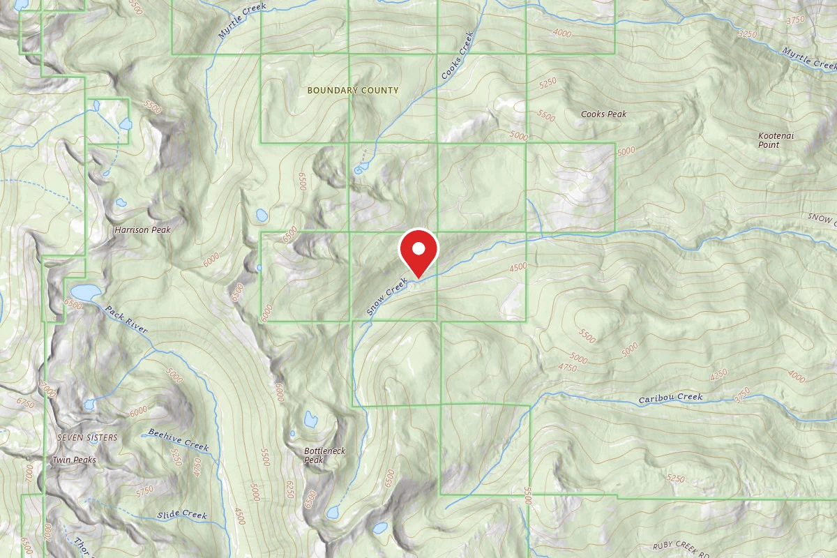 Idaho Panhandle Dispersed Campsite FS ROAD 402