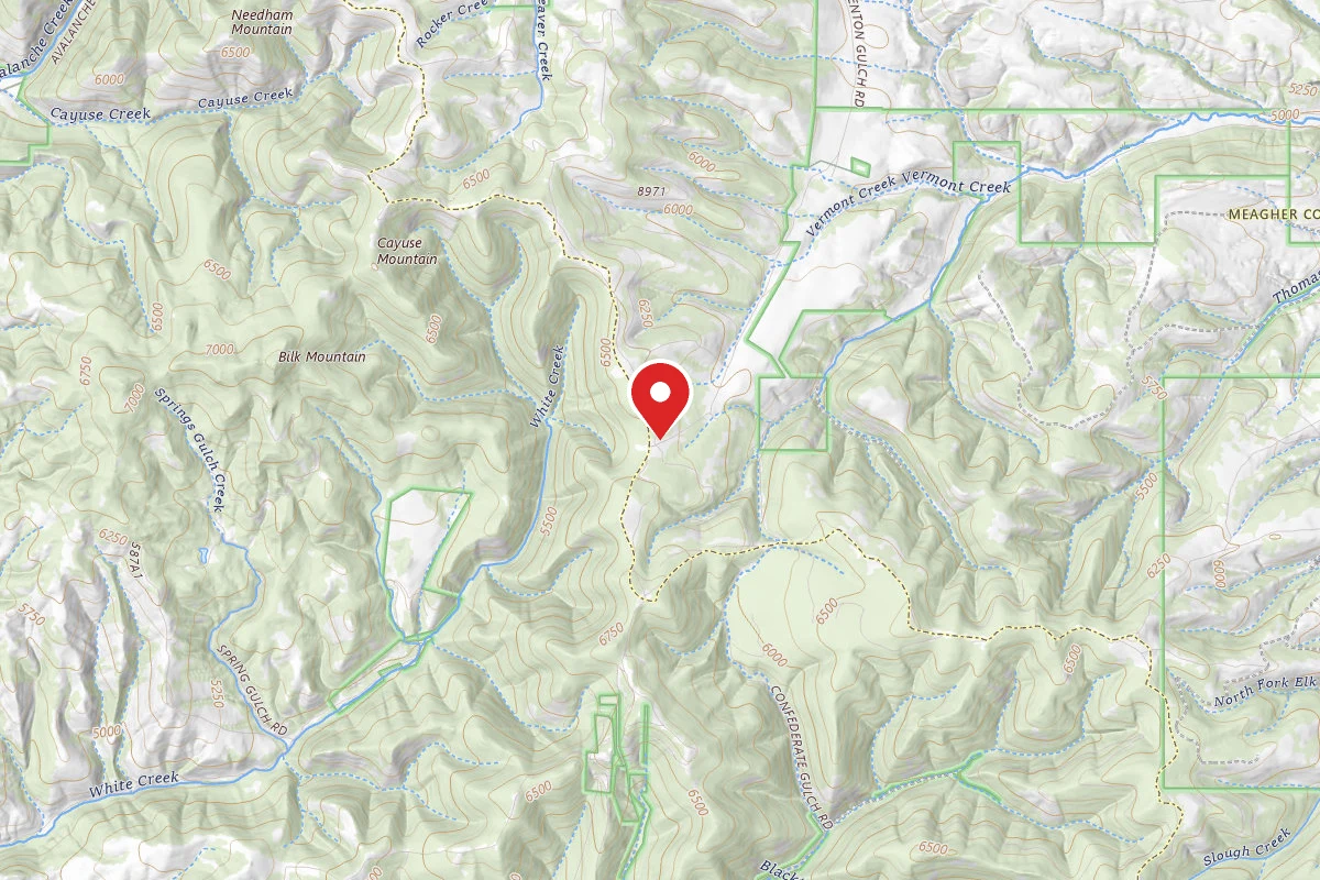 Helena-Lewis and Clark Dispersed Campsite VERMONT RD 587C1 009