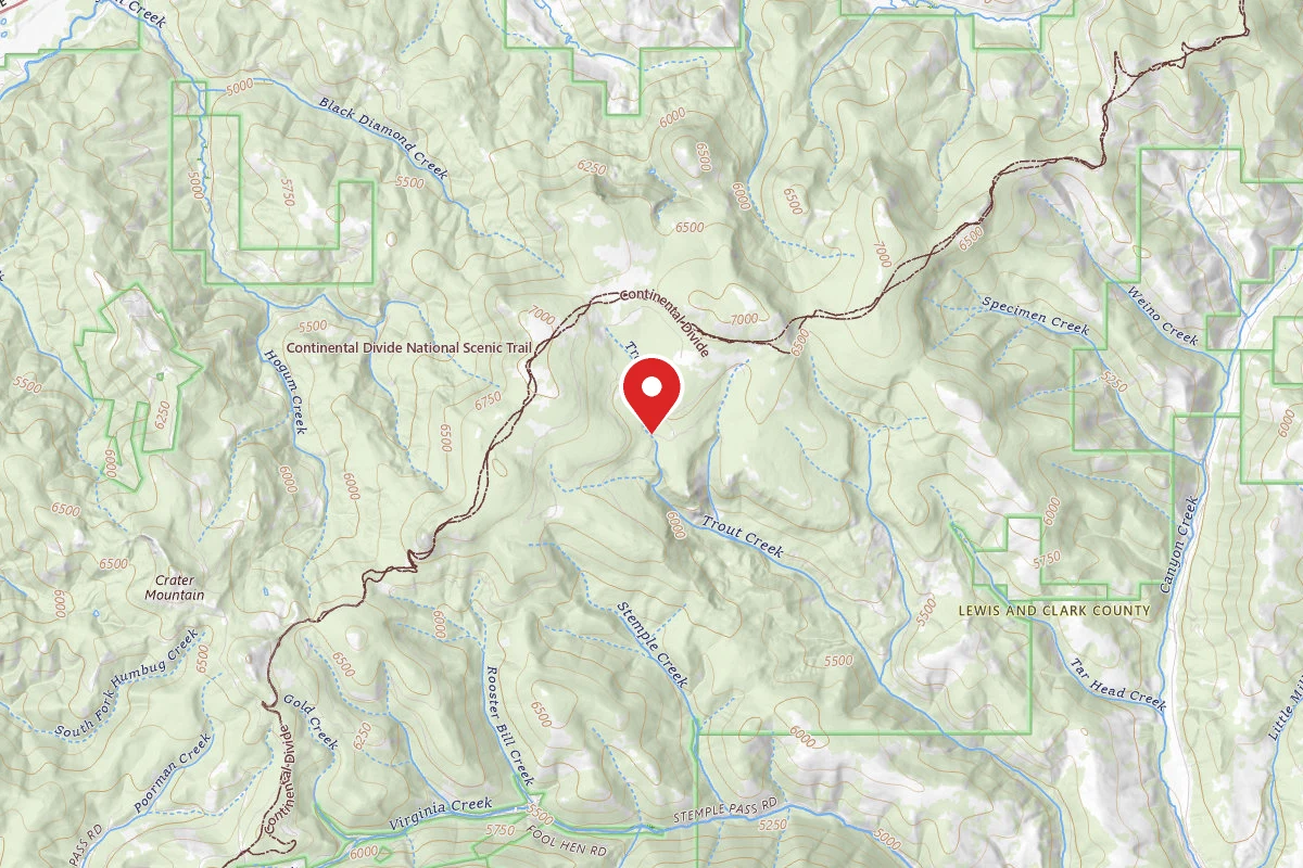 Helena-Lewis and Clark Dispersed Campsite PAGE GULCH 03