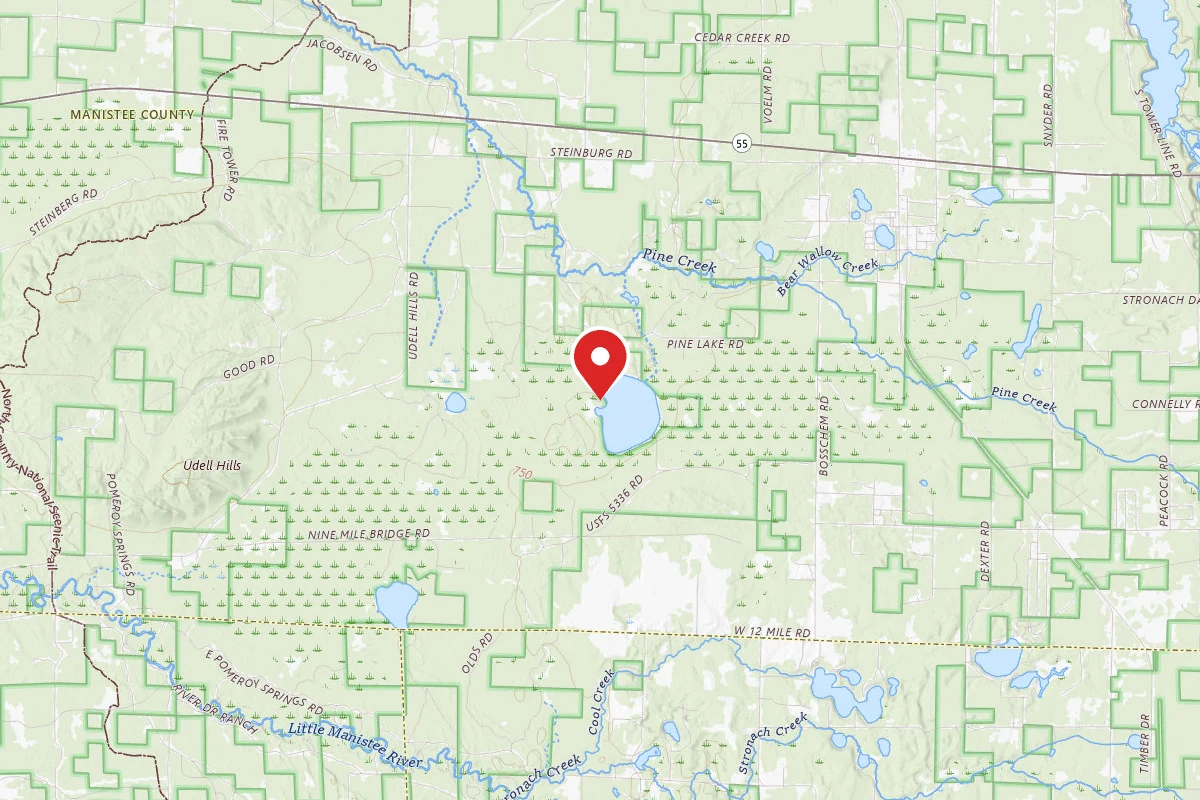 Manistee National Forest Pine Lake Campground