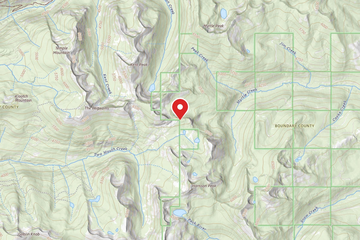 Idaho Panhandle Dispersed Campsite FS TRAIL 268 (TWO MOUTH LAKES ACCESS)