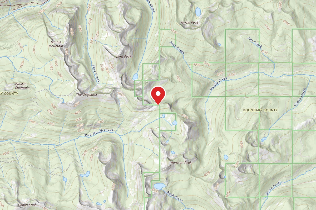 Idaho Panhandle Dispersed Campsite FS TRAIL 268 (TWO MOUTH LAKES ACCESS)
