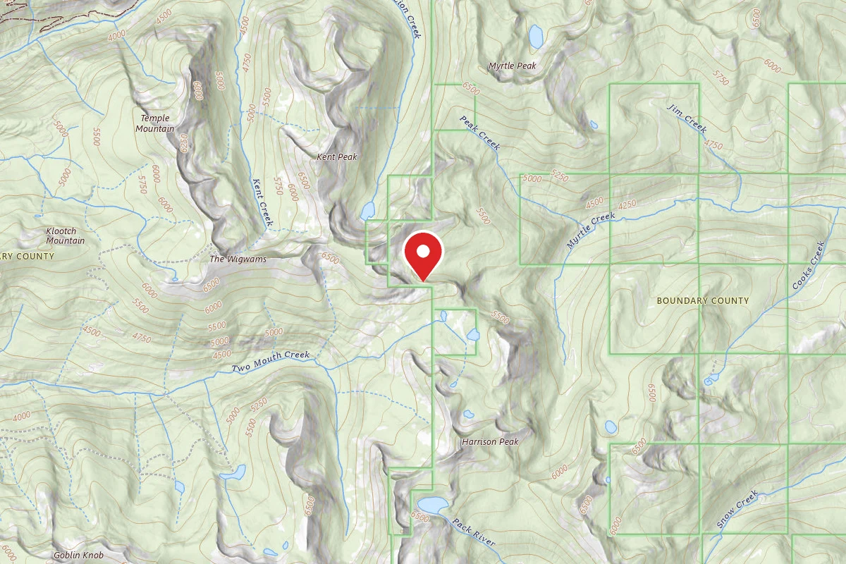 Idaho Panhandle Dispersed Campsite FS TRAIL 268 (TWO MOUTH LAKES ACCESS)