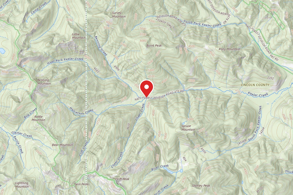 Kootenai Dispersed Campsite RD 473 CAMP 6