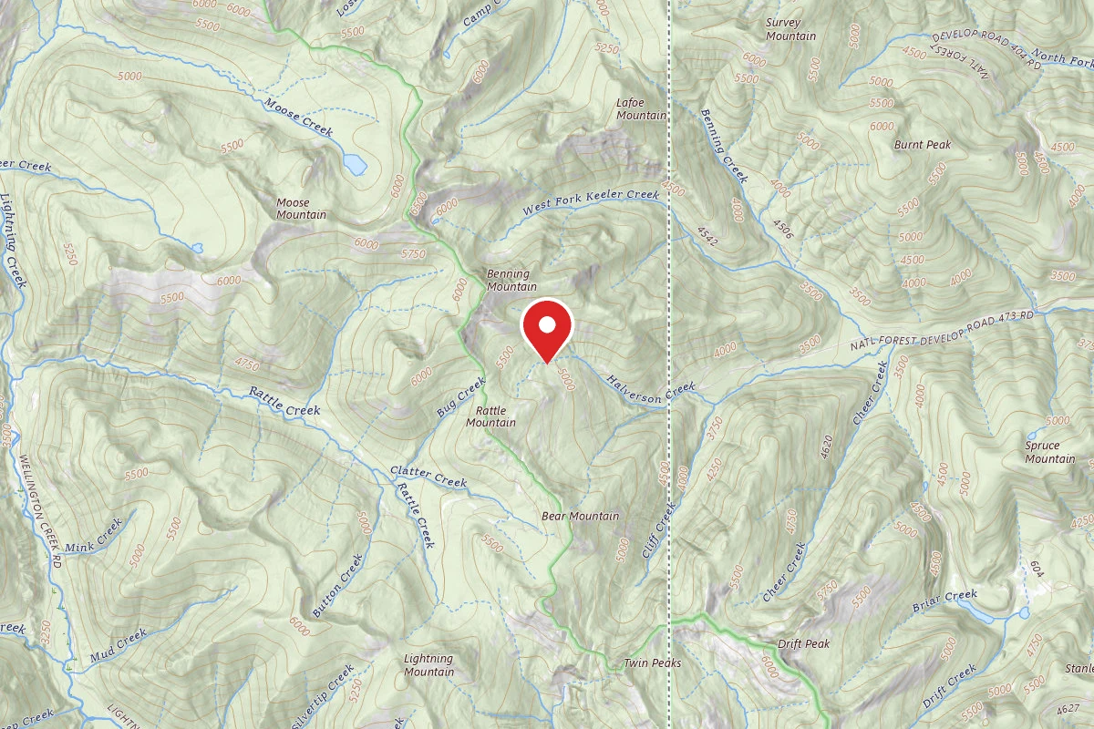 Kootenai Dispersed Campsite RD 473 CAMP 7