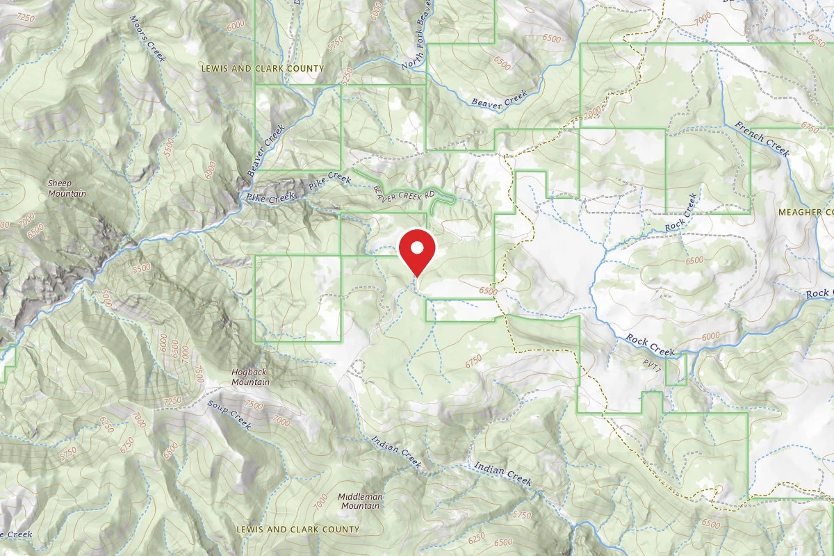 Helena-Lewis and Clark Dispersed Campsite PIKE GULCH RD 138 006