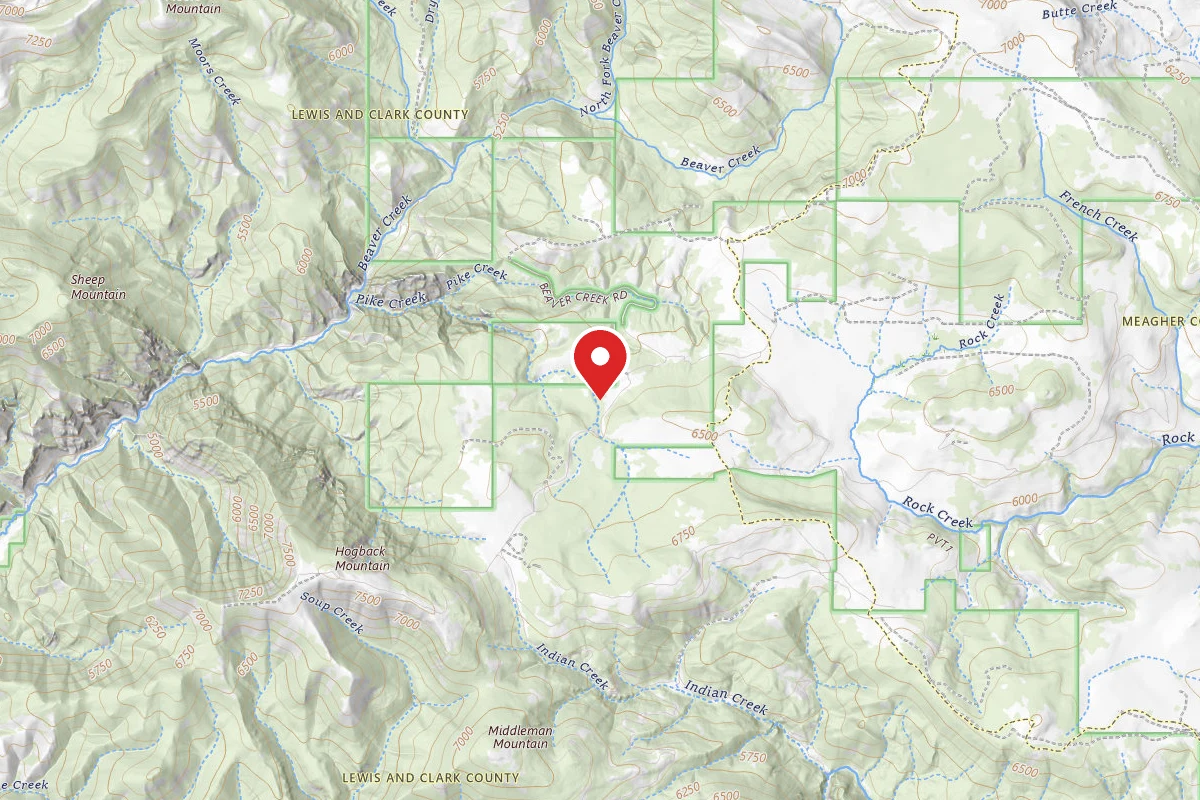 Helena-Lewis and Clark Dispersed Campsite PIKE GULCH RD 138 008
