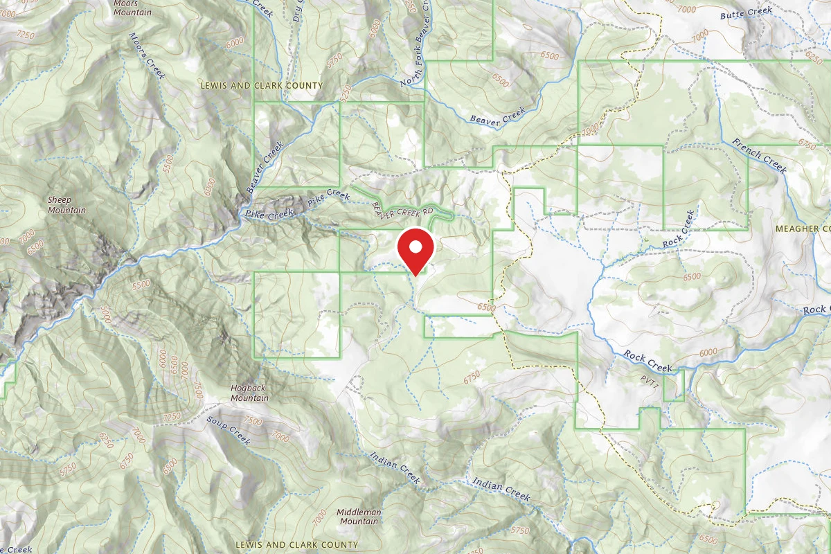 Helena-Lewis and Clark Dispersed Campsite PIKE GULCH RD 138 011