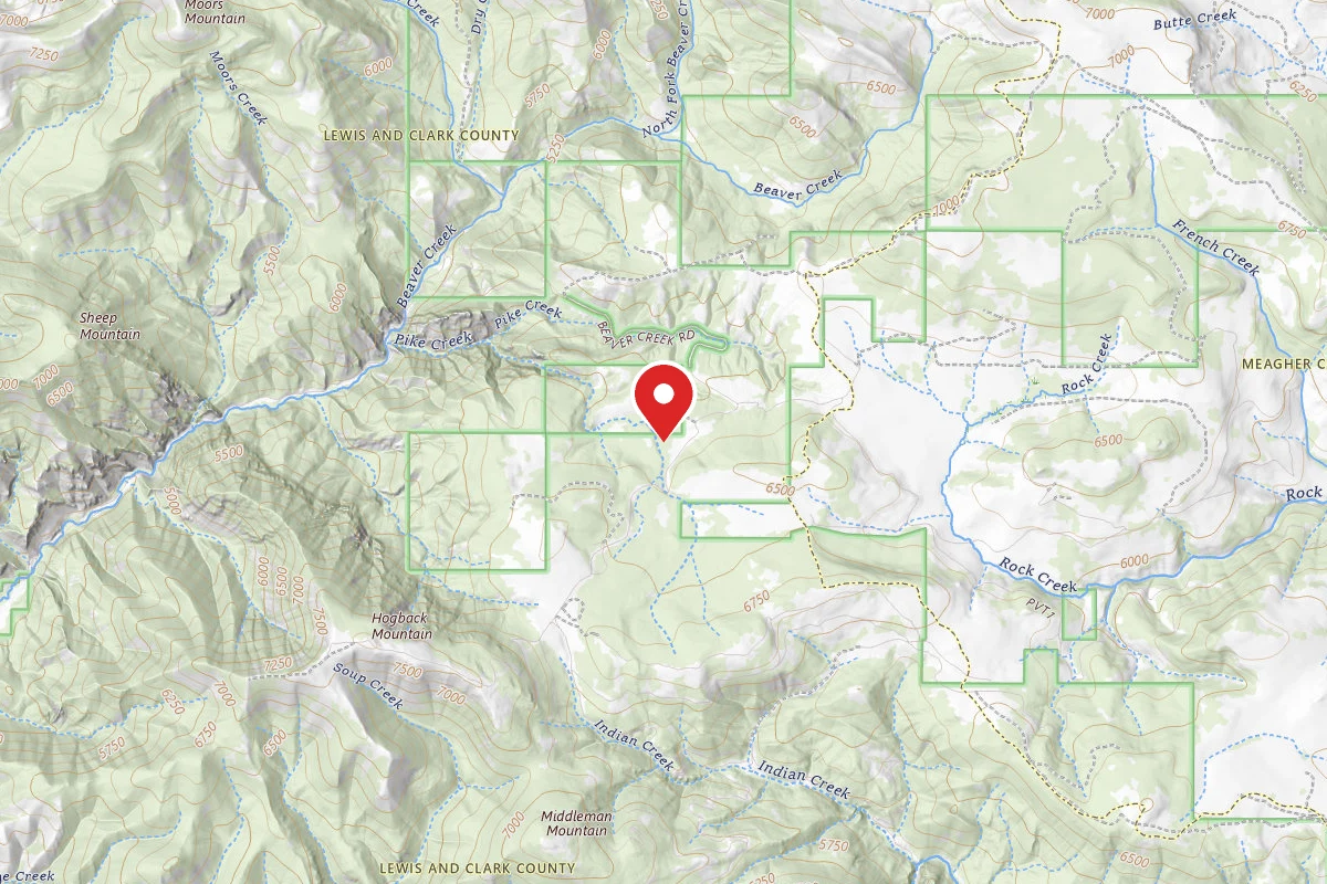 Helena-Lewis and Clark Dispersed Campsite PIKE GULCH RD 138 013