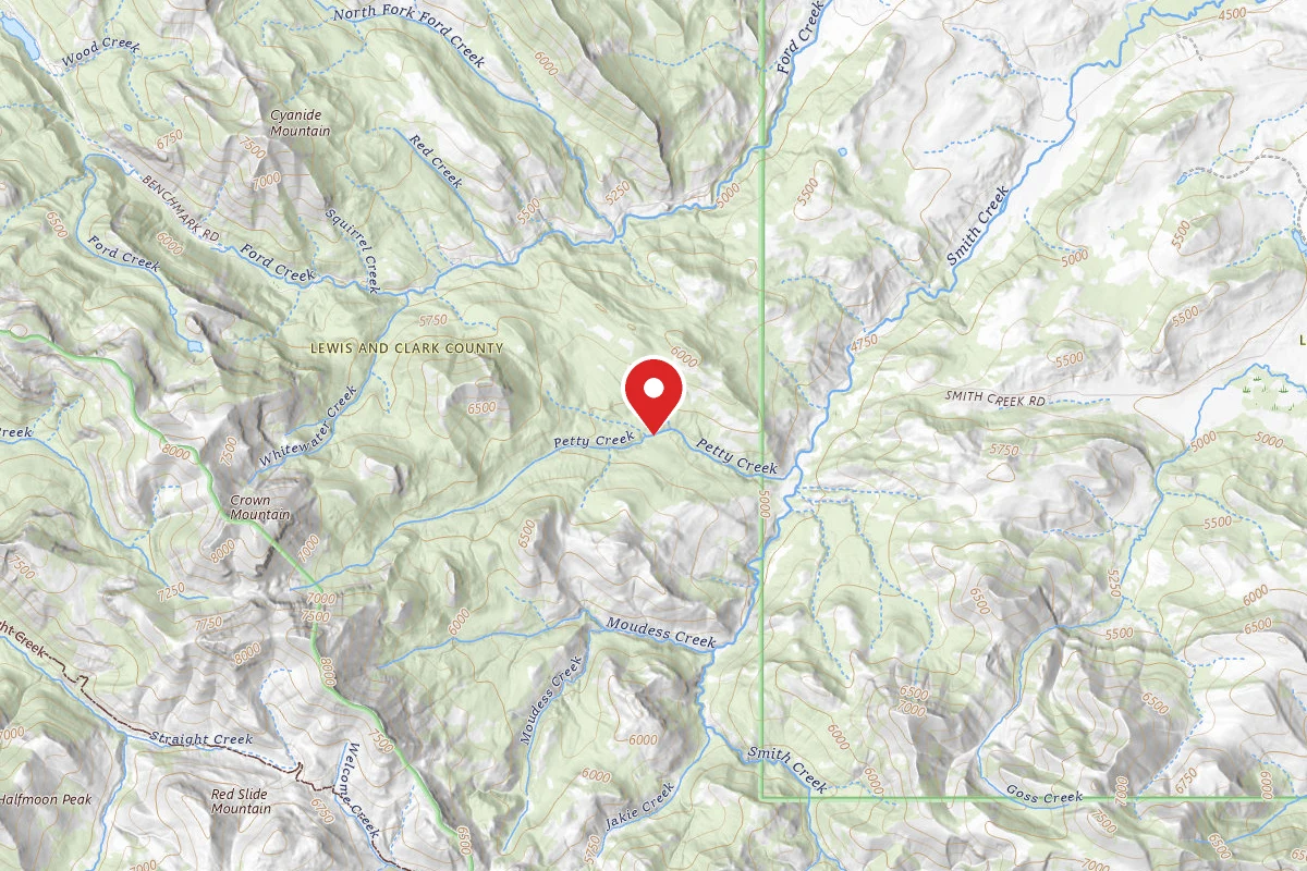 Helena-Lewis and Clark Dispersed Campsite PETTY CREEK 001