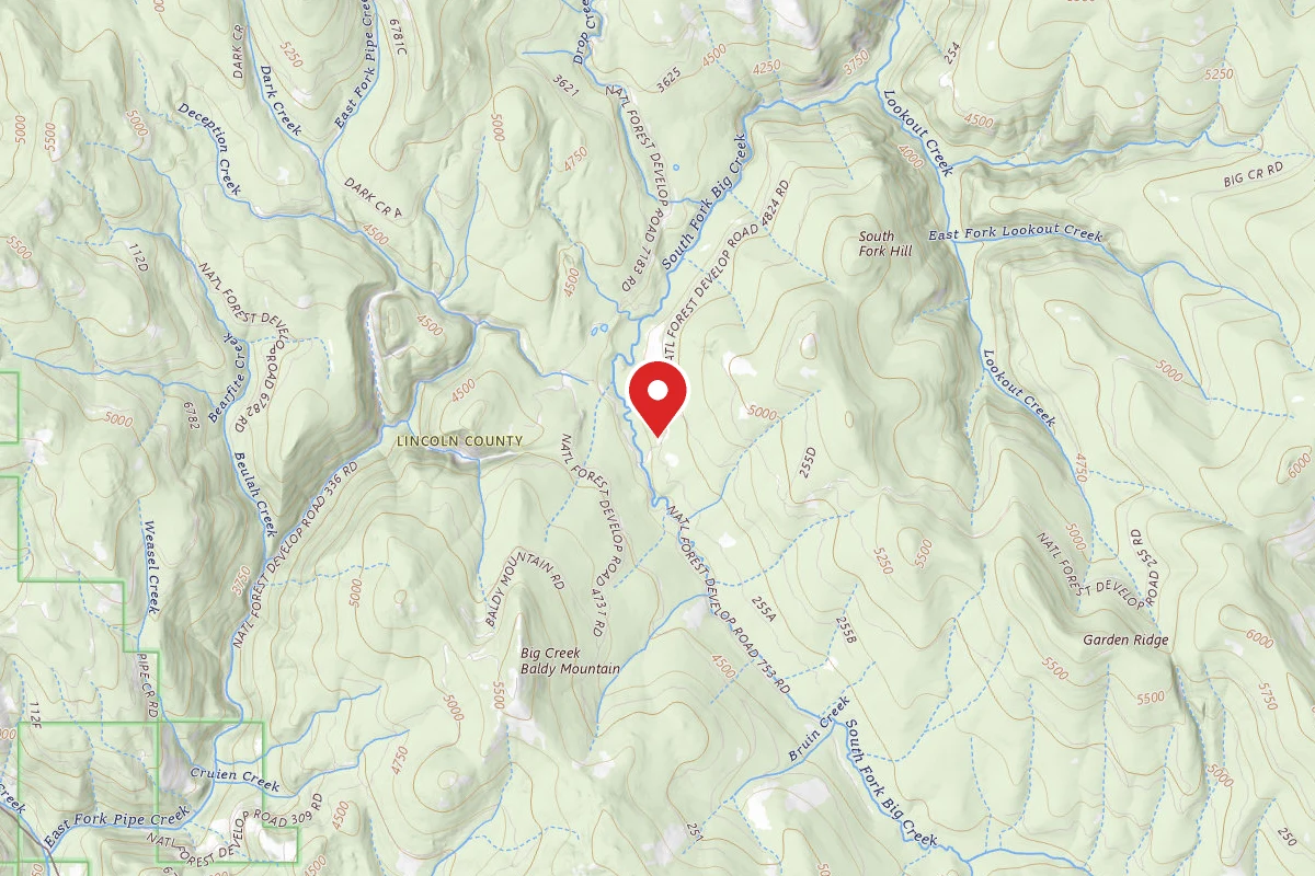 Kootenai Dispersed Campsite 255 GRAVEL PIT