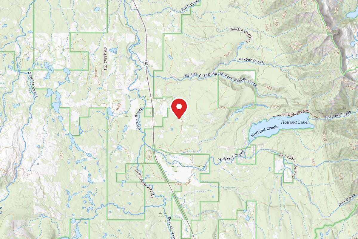 Flathead Dispersed Campsite BARBER CREEK - 3