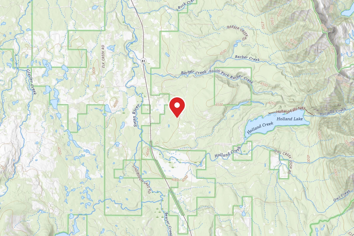 Flathead Dispersed Campsite BARBER CREEK - 4