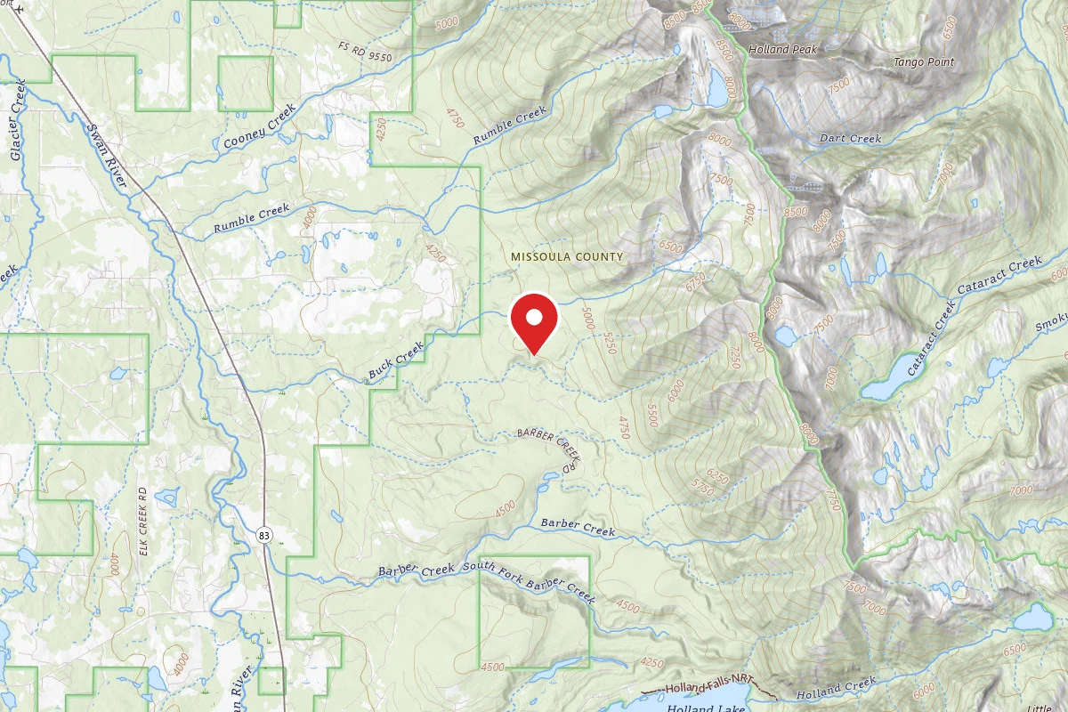 Barber Creek Road/ Foothills Trail Access