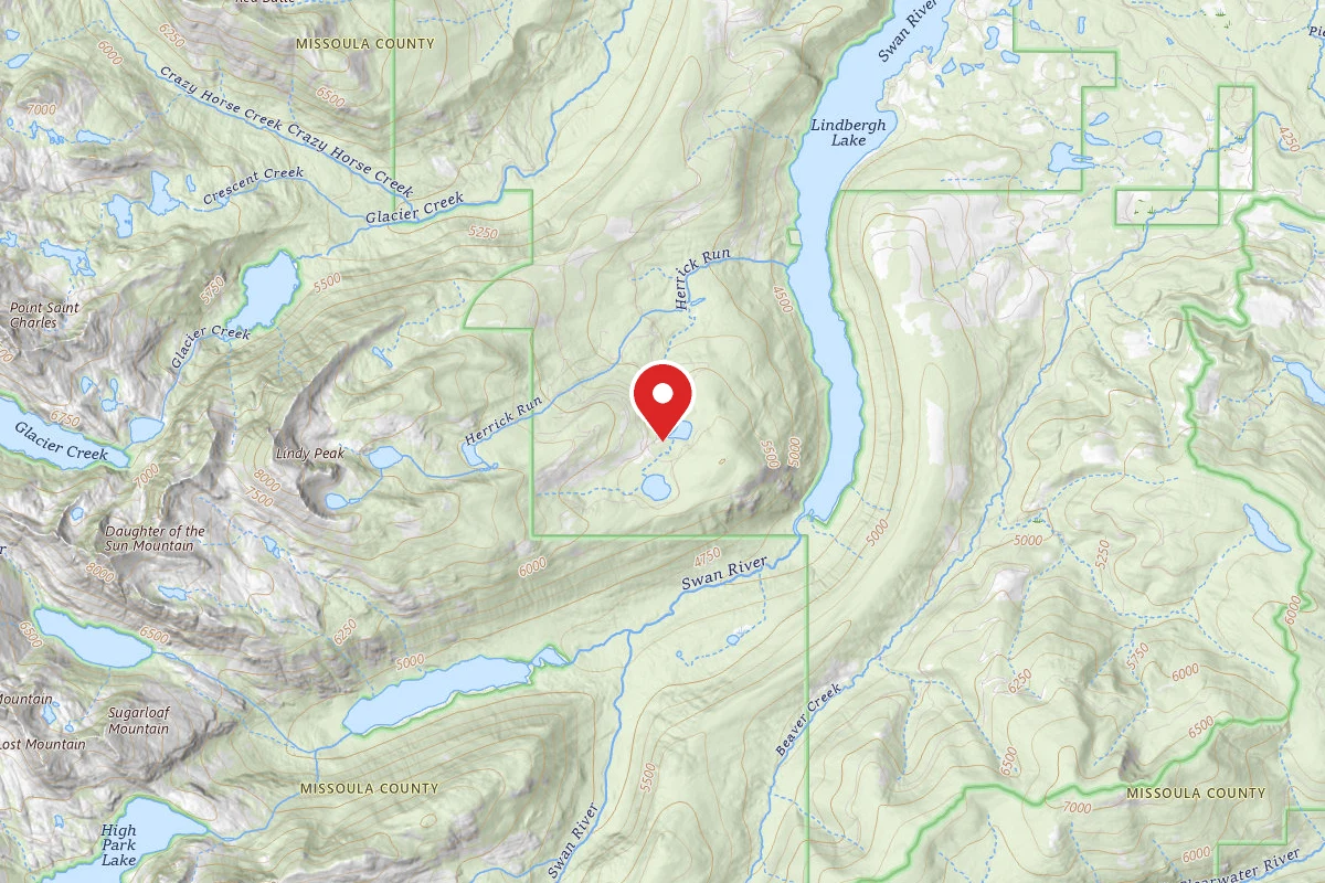 Flathead Dispersed Campsite BUNYAN LAKE - 2
