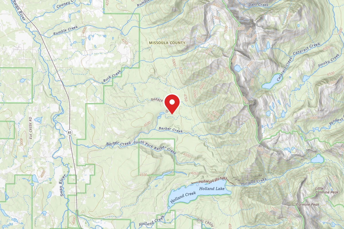 Flathead Dispersed Campsite CLOSED ROAD 9668