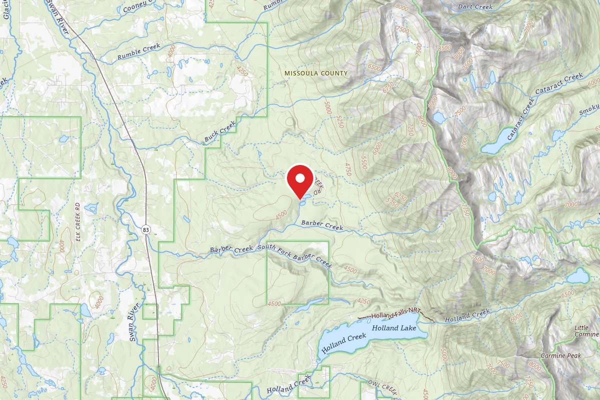 Flathead Dispersed Campsite CLOSED ROAD 9665